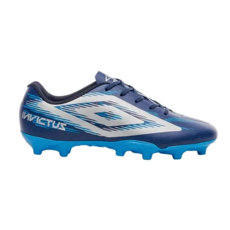 Chuteira Campo Nº 42 Umbro Invictus Azul E Cinza (MP)