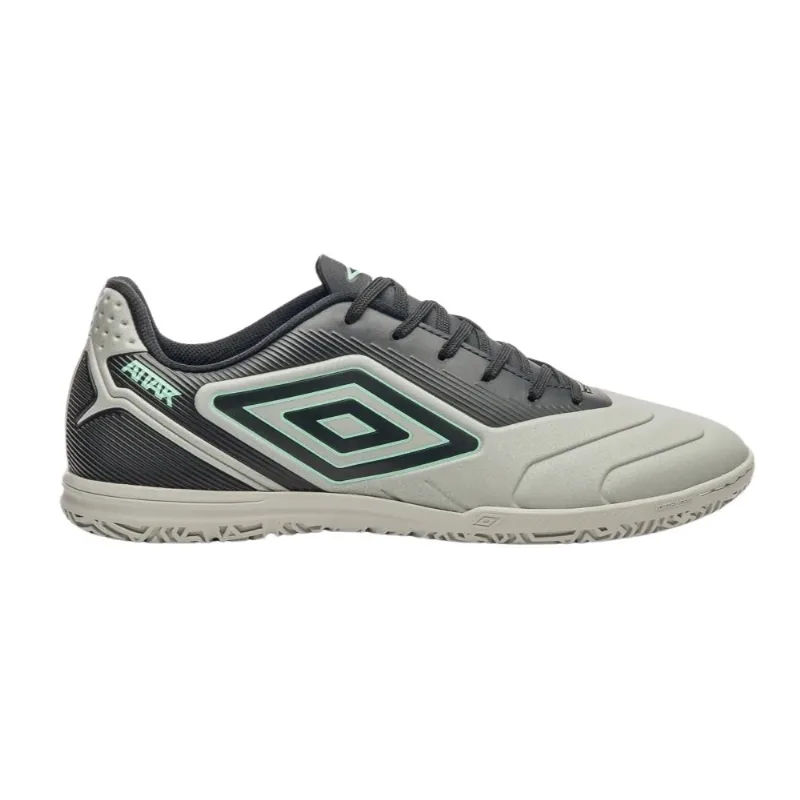 Chuteira Futsal Nº 38 Umbro Attak III Cinza E Preto (MP)