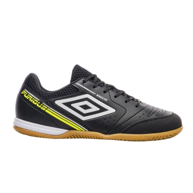 Chuteira Futsal N°42 Umbro Furious Branco E Verde (MP)