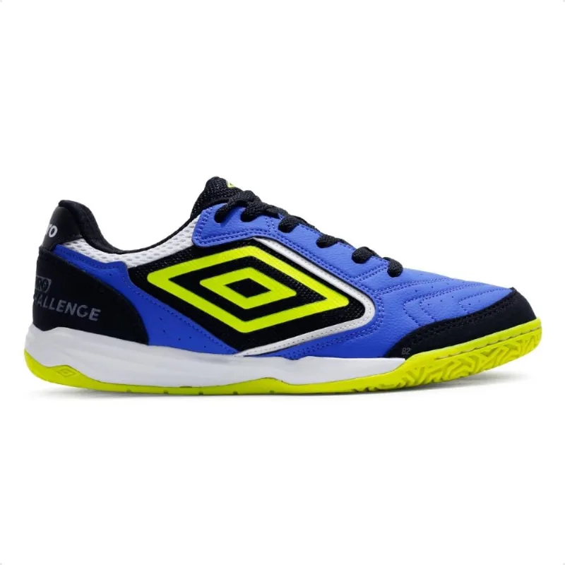 Chuteira Futsal Umbro Pro Challenge Uptake Masculina 37 / Azul / Preto