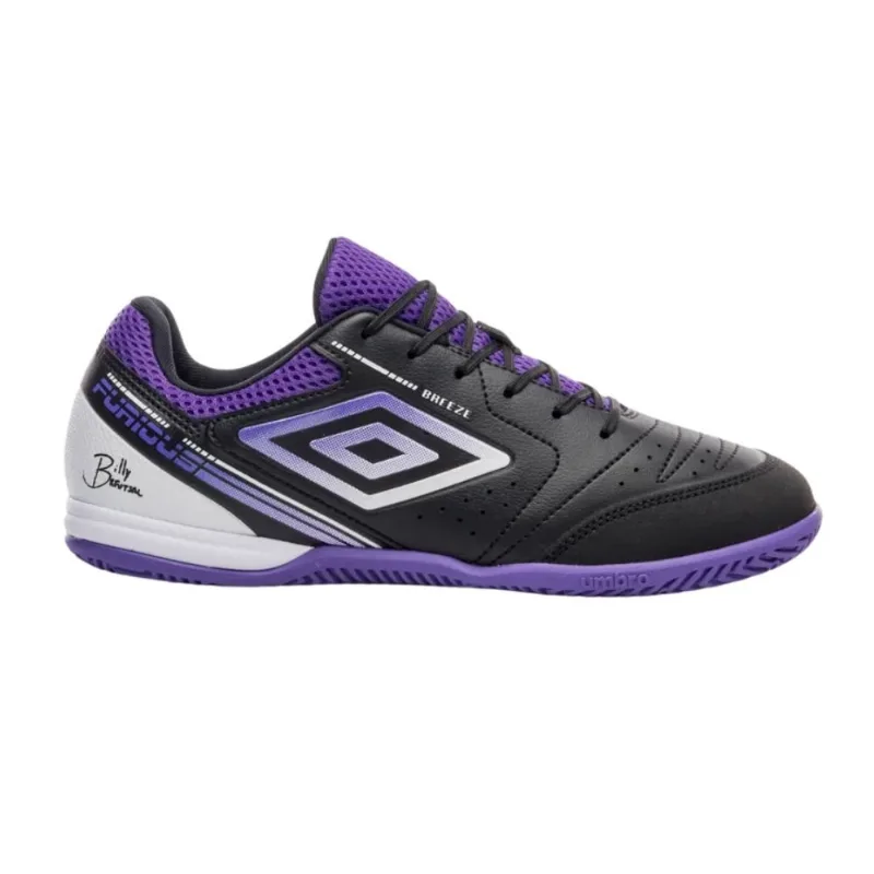 Chuteira Futsal N°38 Umbro Furious Preto E Roxo (MP)