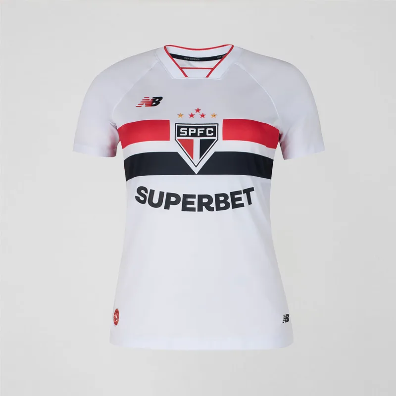 Camisa Home Torcedor Spfc 2026 Feminina - New Balance - Confecção