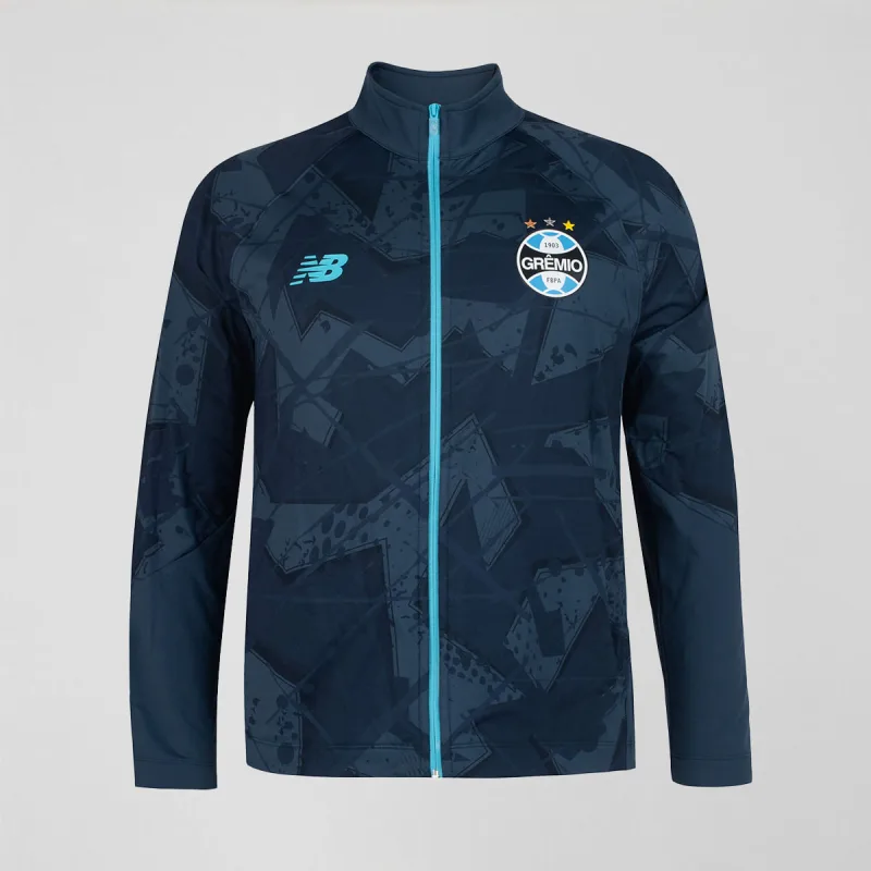 Jaqueta Pré Jogo Grêmio 2026 Masculina - New Balance - Confecção