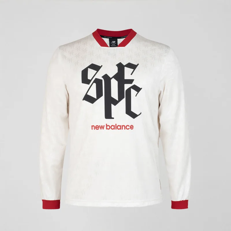 Camisa Manga Longa Football Spfc 2026 Unisex - New Balance - Confecção