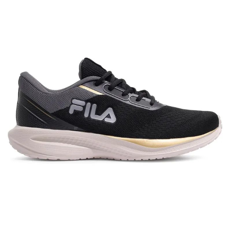 Tênis Fila Rise Up Masculino 44. / Preto / Dourado