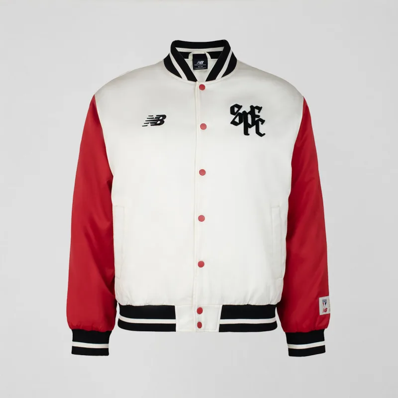 Jaqueta Bomber Football Spfc 2026 Unisex - New Balance - Confecção