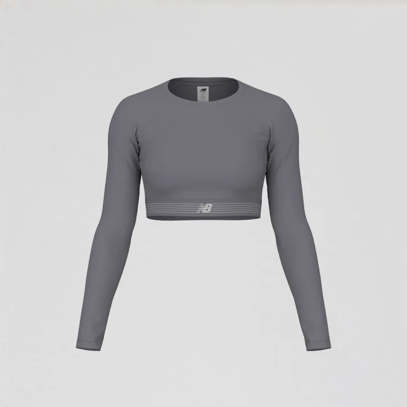 Blusa Manga Longa Ac Fitted Feminina - New Balance - Confecção