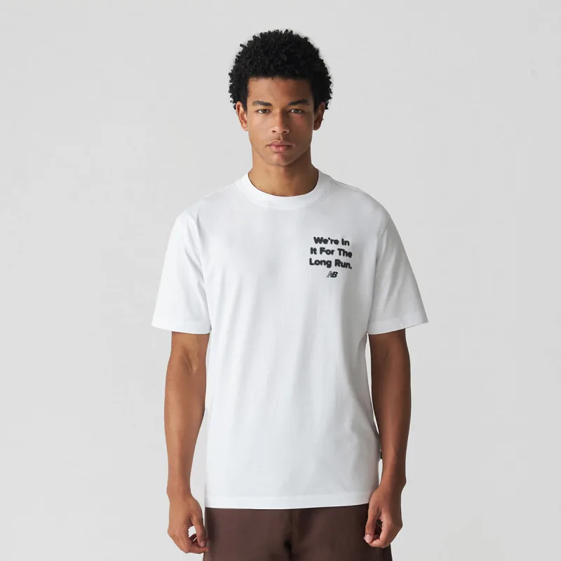 Camiseta Foggy Daze 1906 Masculina - New Balance - Confecção