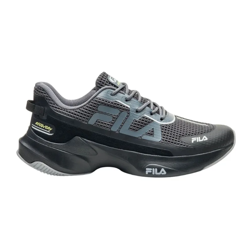 Tênis Fila Recovery Cinza Preto Masculino