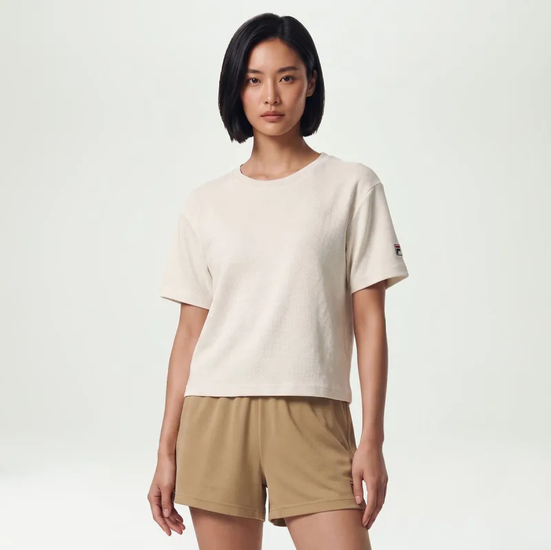 Camiseta Fila Over Box Knit Feminina - Fila Acessorios - Confecção