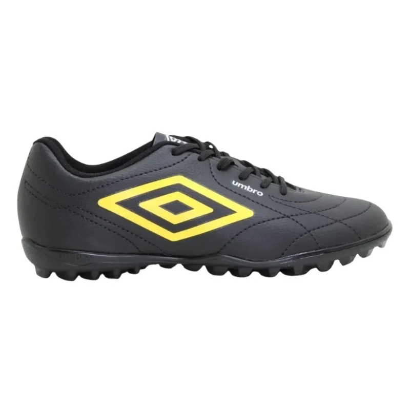 Chuteira Society N° 39 Umbro Class Footballer Preto E Amarelo (MP)