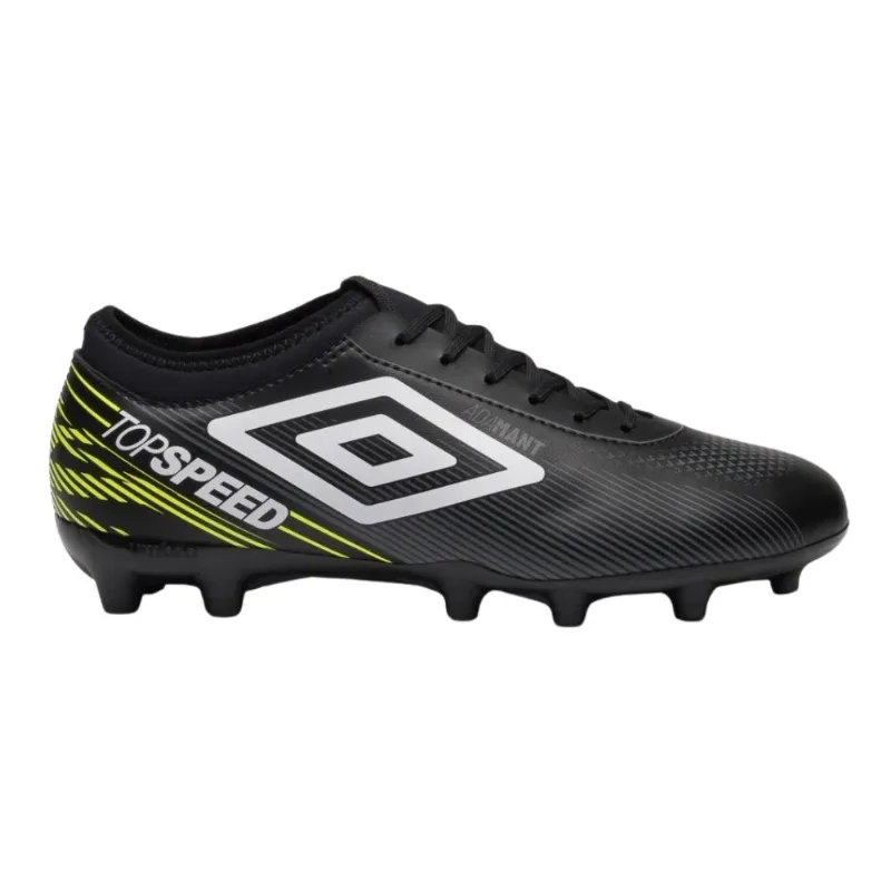 Chuteira Campo N°40 Umbro Top Speed League Preto E Verde (MP)