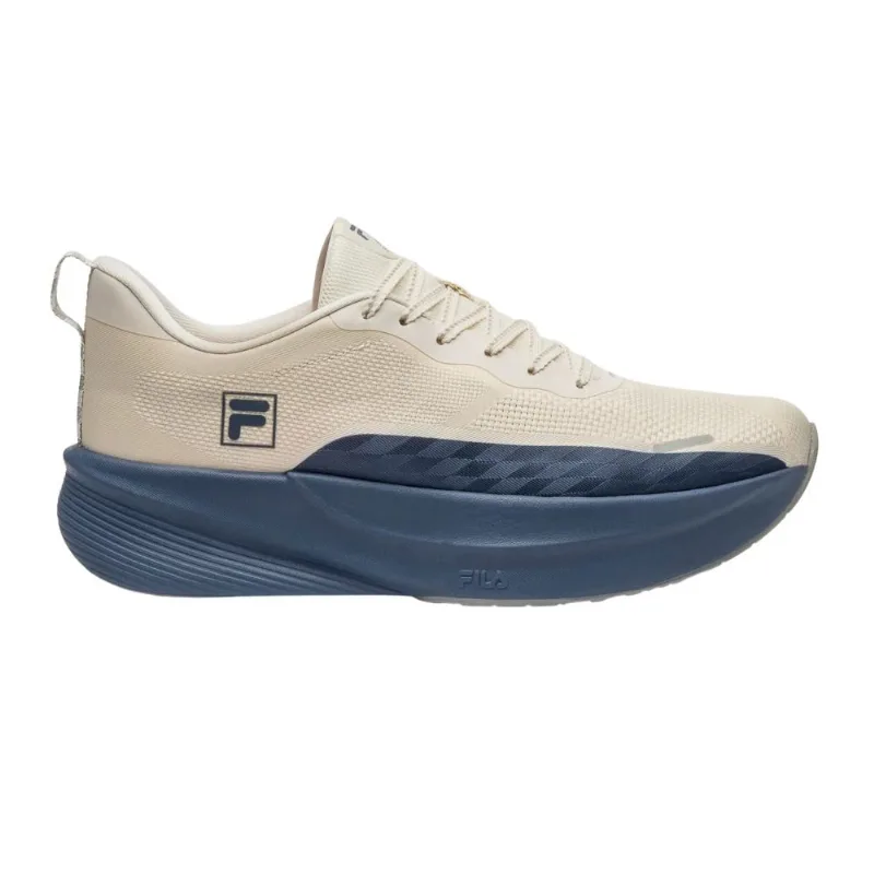 Tênis Fila Aero Skyfoam Bege Azul Masculino