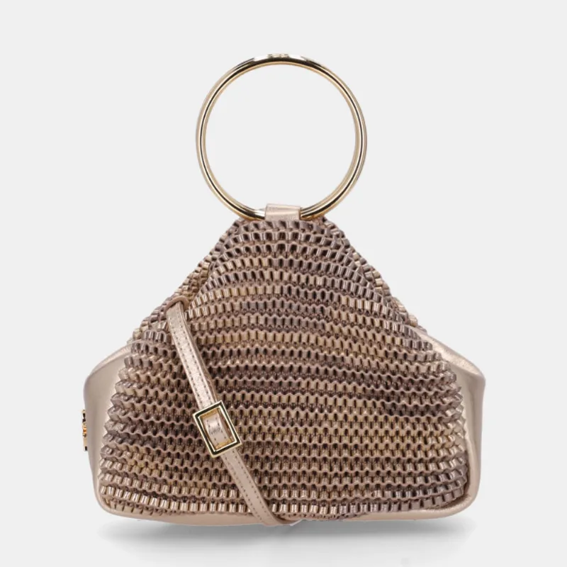 Bolsa Clutch Pequena Madras Ouro - 10006665 UN