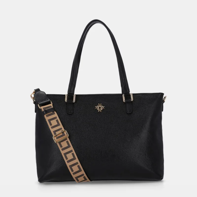 Bolsa Shopping Grande New Ridge Preto - 2000601 UN