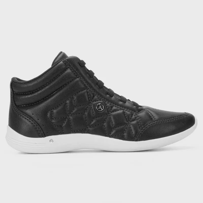 Tênis Casual Feminino Abotinado Preto Kolosh C3187-0001