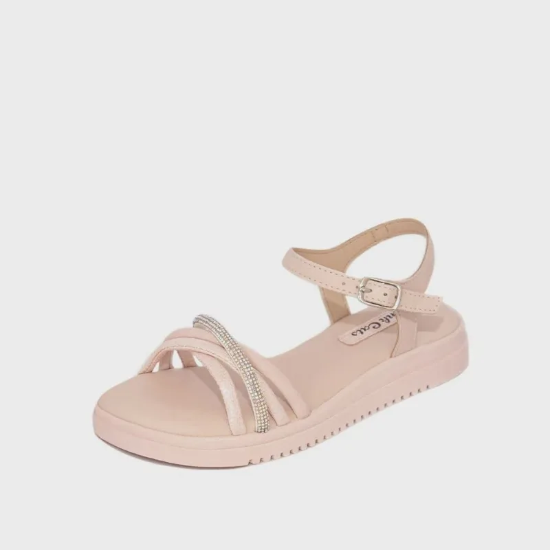 Sandália Infantil Pink Cats Flat ref: V-3752