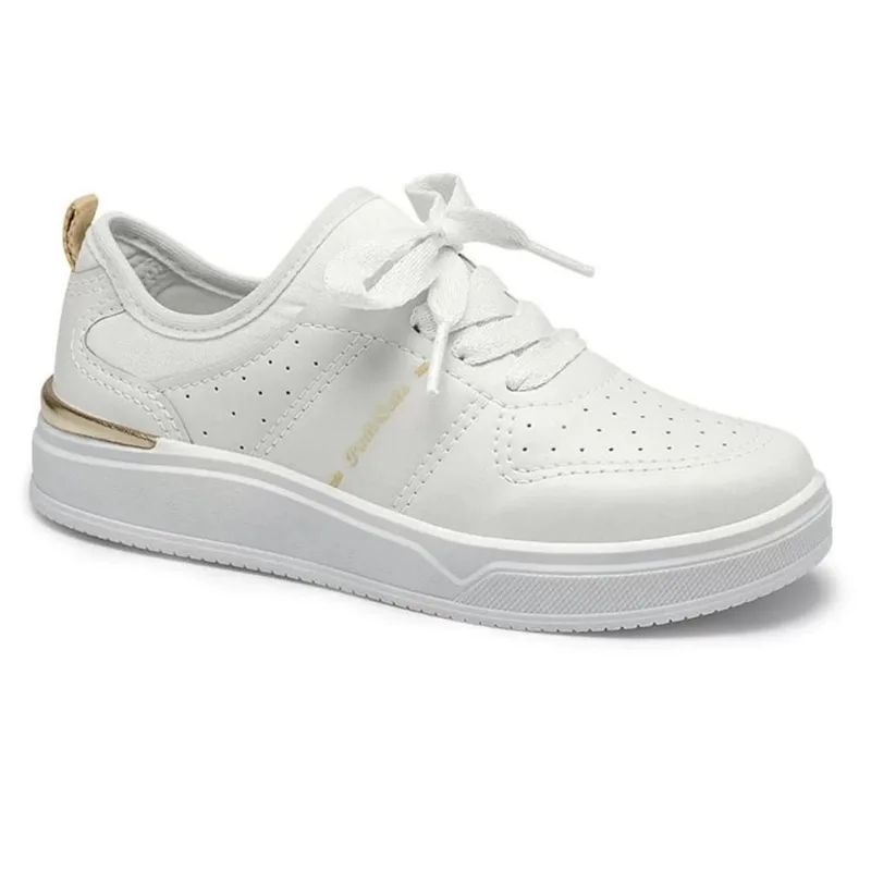 Tênis Pink Cats Torvy Conforto Casual Branco 035