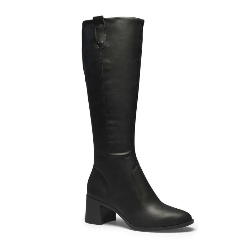 Bota Feminina Plataforma Cano Longo Salto Bloco Dakota G9621
