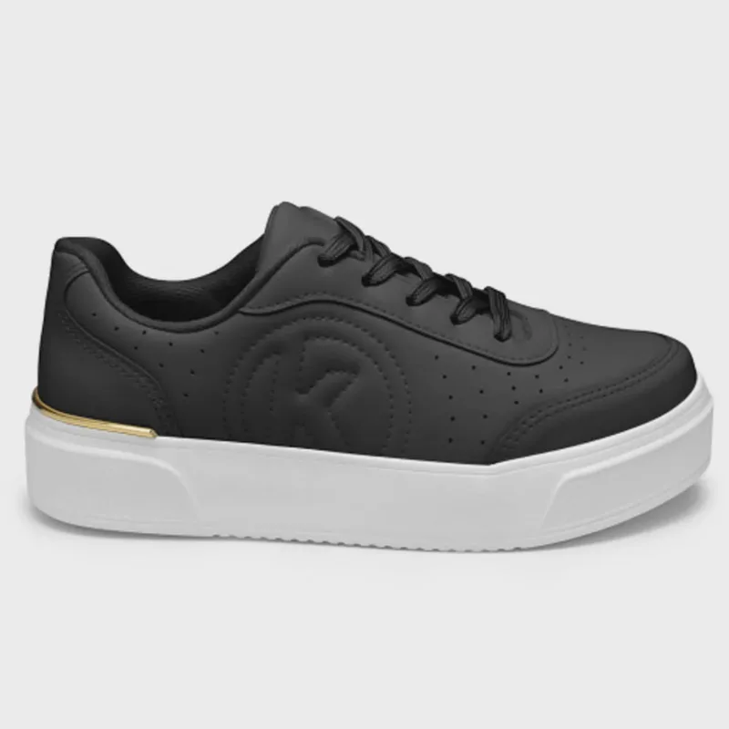 Tênis Casual Feminino Almeria Preto Kolosh C3547-0001