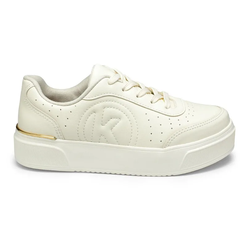 Tênis Feminino Kolosh Casual Flatform Off White C3547-0004