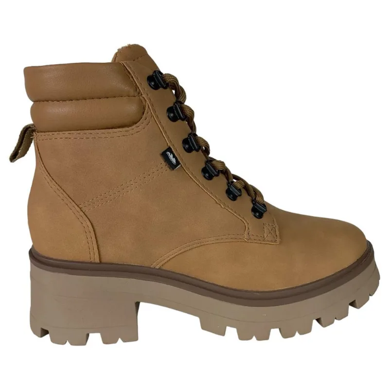 Bota Coturno Feminino Dakota Sola Tratorada Caramelo