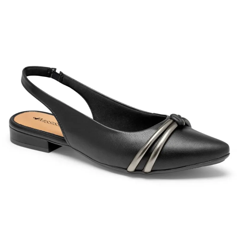 Sapato Sandalia Mule Rasteira Bico Fino Mississipi MA322