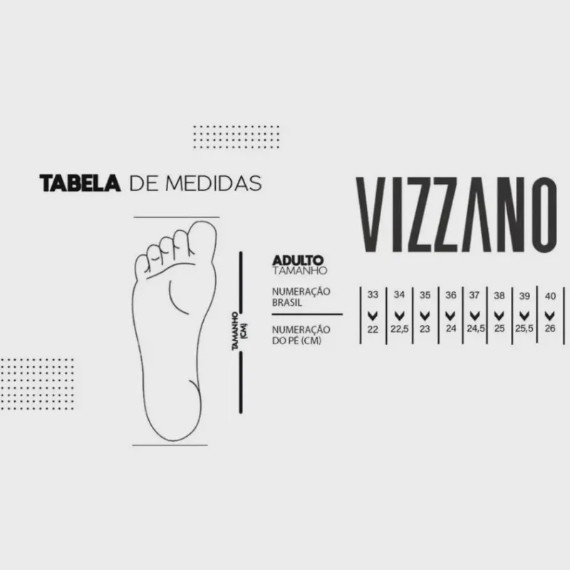 Sapato Vizzano Scarpin Salto Médio Bico Fino Feminino