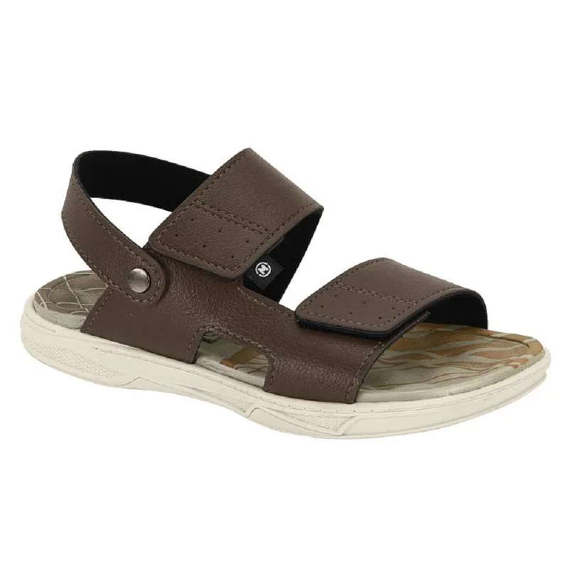 Sandalia Molekinho Ref 2402.437.24995 Marrom 034