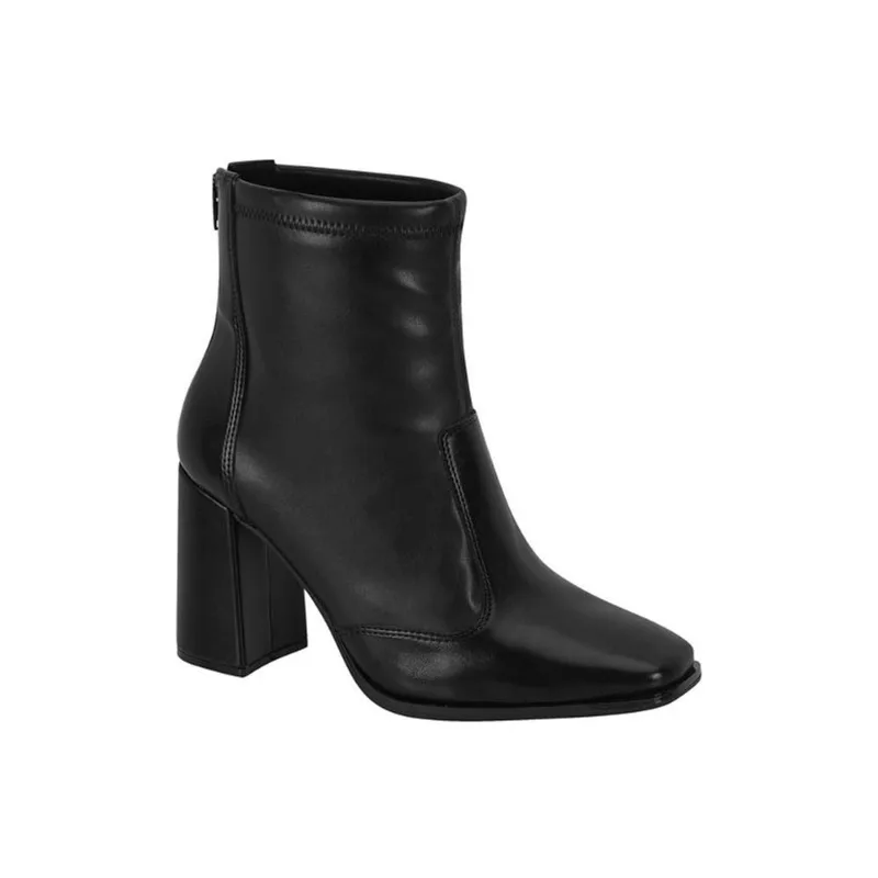 Bota Preta Salto Grosso Feminina Vizzano