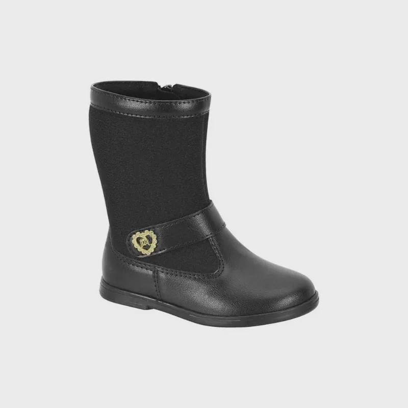 Bota Infantil Molekinha Bebe Cano Alto 2706.314 Elástano