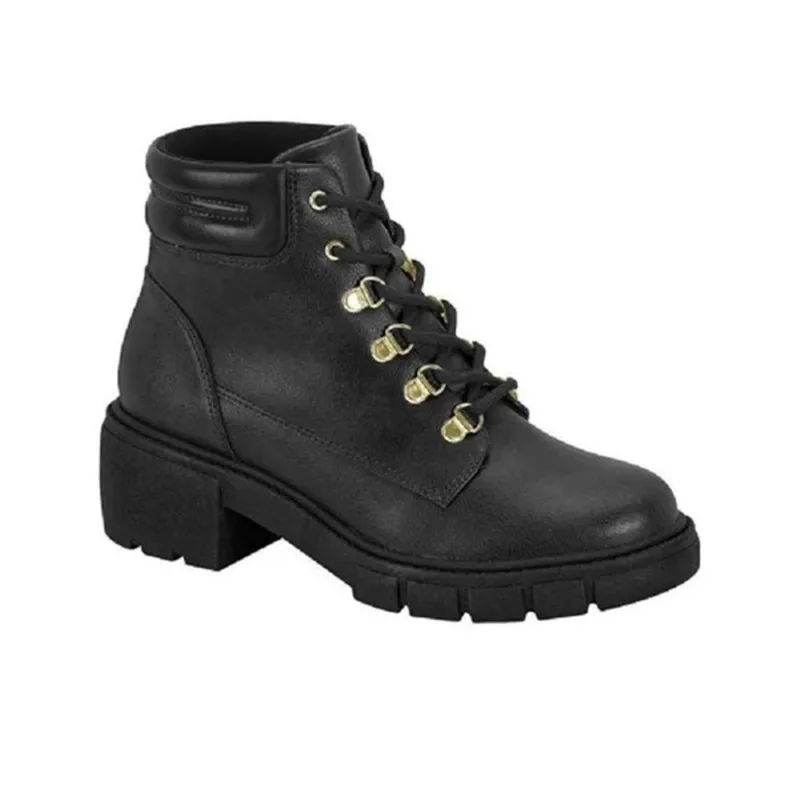 Bota Feminina Beira Rio Zurique 9077-202 Preto - Preto - 35