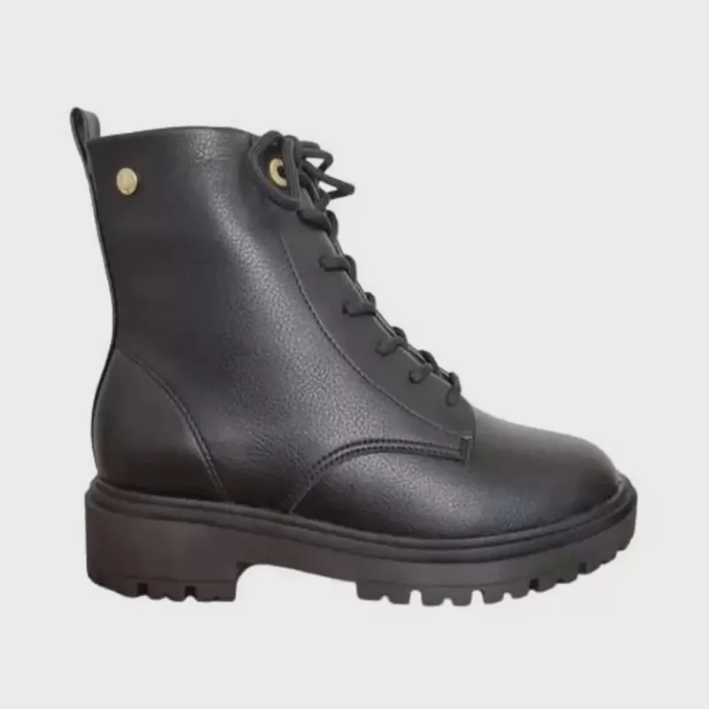 Bota Coturno Vizzano Tratorada Cano Médio Blogueira
