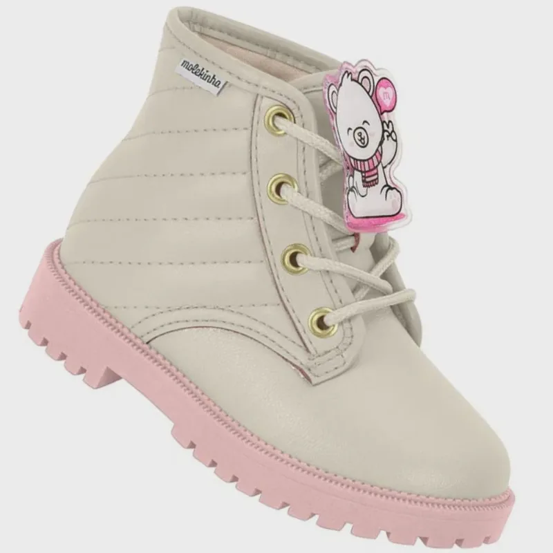 Bota Coturno Infantil Molekinha 2126.522 Feminina