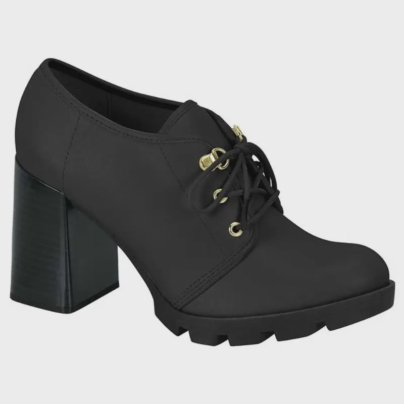 Sapato Feminino Oxford Tratorado Preto Beira Rio 4251.305