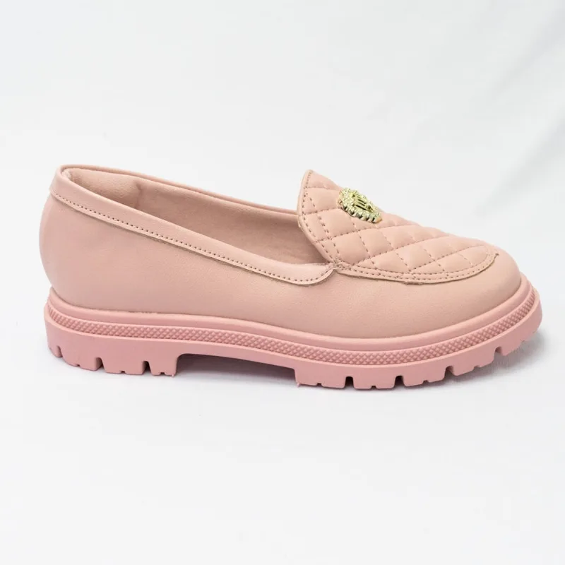 Sapatilha Molekinha 2566.103 Loafer em Napa Turim Rosa