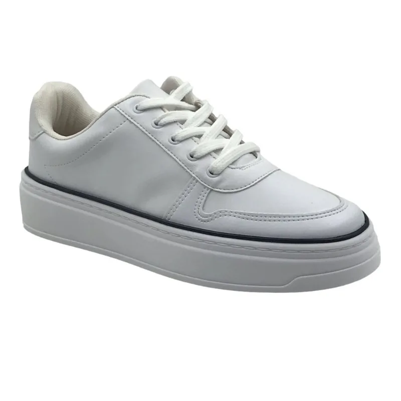 Tênis Beira Rio Casual Flatform Branco 4305203