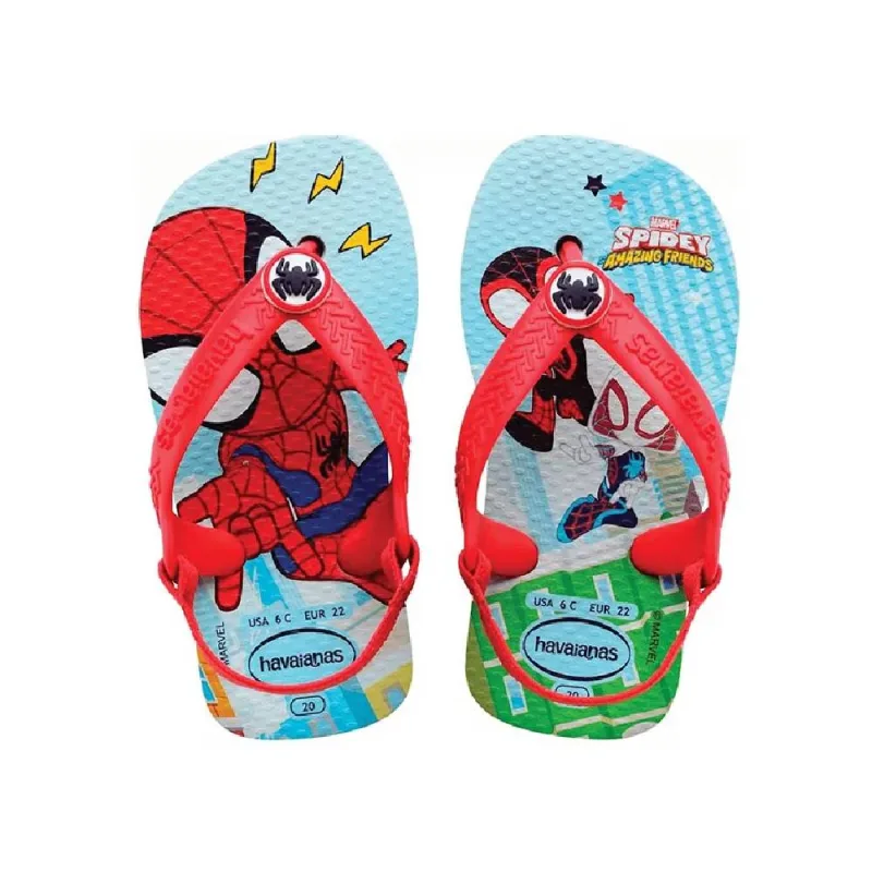 Sandália Havaianas Baby Marvel Vermelho Rubi 25/26 - Havaianas - Vestuário