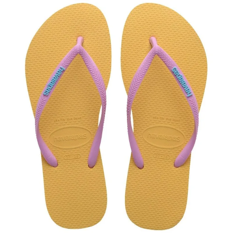 SAND.HAV.SLIM LOGO POP-UP AMARELO CAJA 41/2