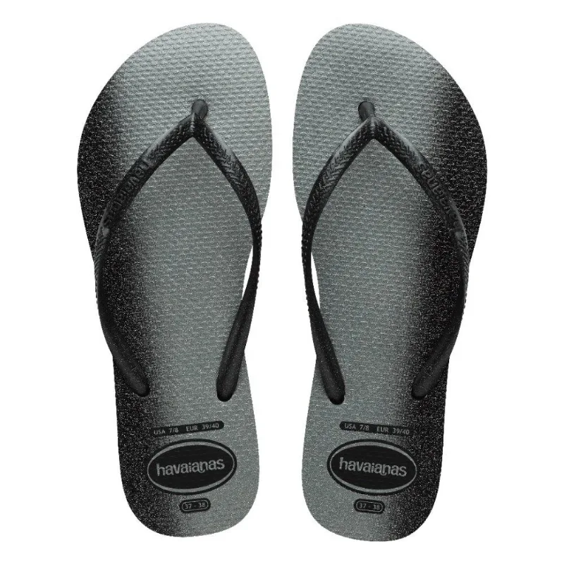 Havaianas Slim Gloss Preto