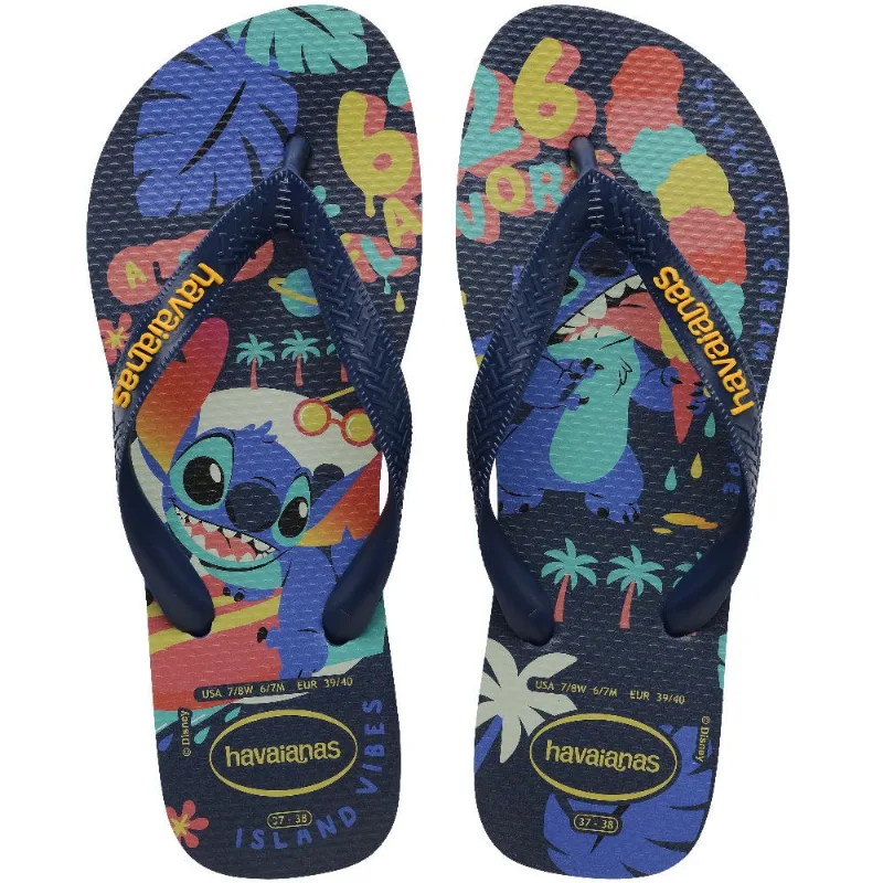Sandália Havaianas Disney Classic Marinho Amarelo 39/40