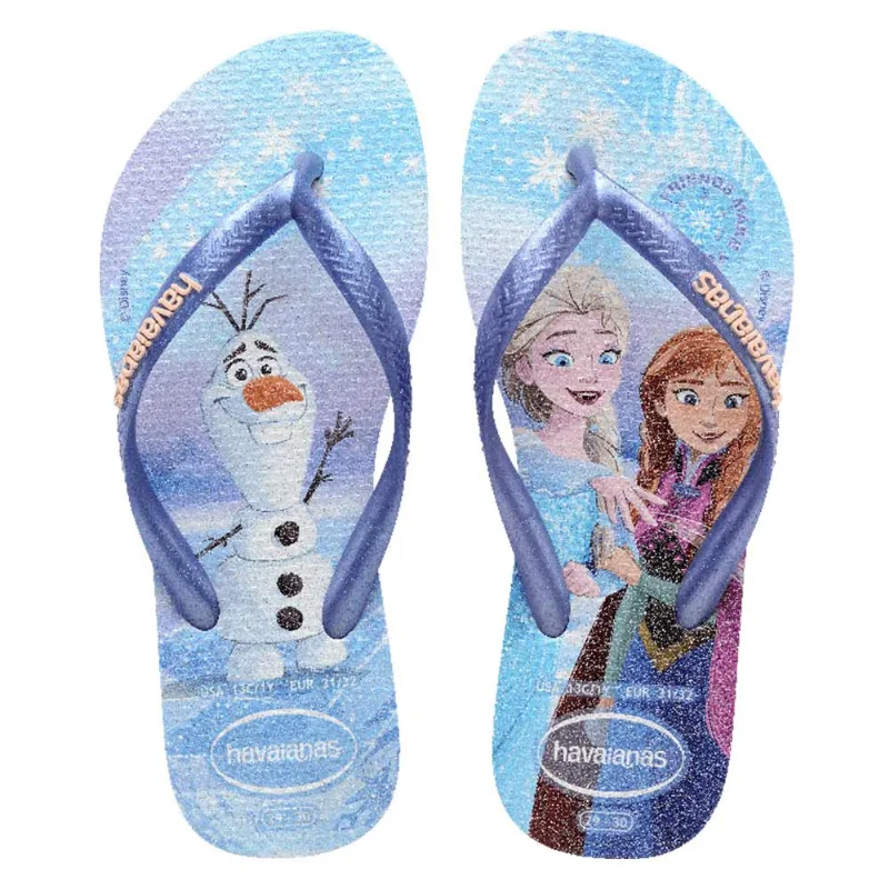 Sandalia Havaianas Feminino Infantil Slim Princesa 31/32