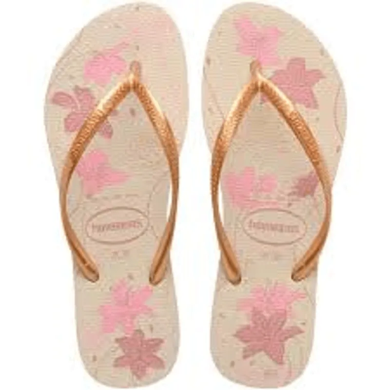 SAND HAVAIANAS SLIM ORGANIC 1PR -BEGE/DOUR 33/34