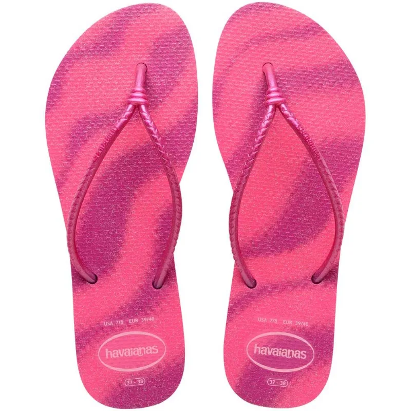 Chinelo Havaianas De Dedo Tube Gloss Rosa Gum