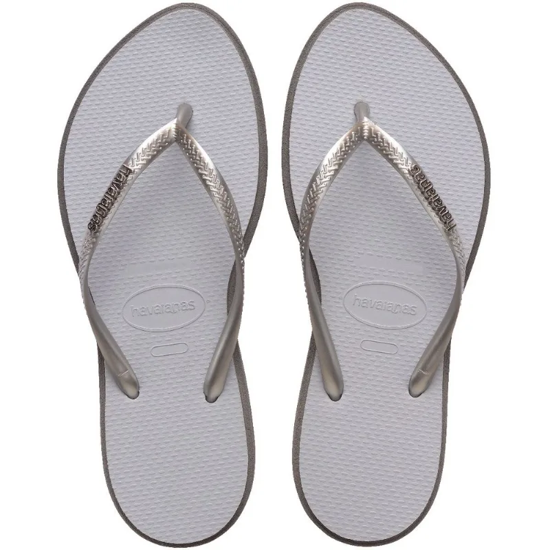 Havaianas Slim Point Cinza Aço 39/40