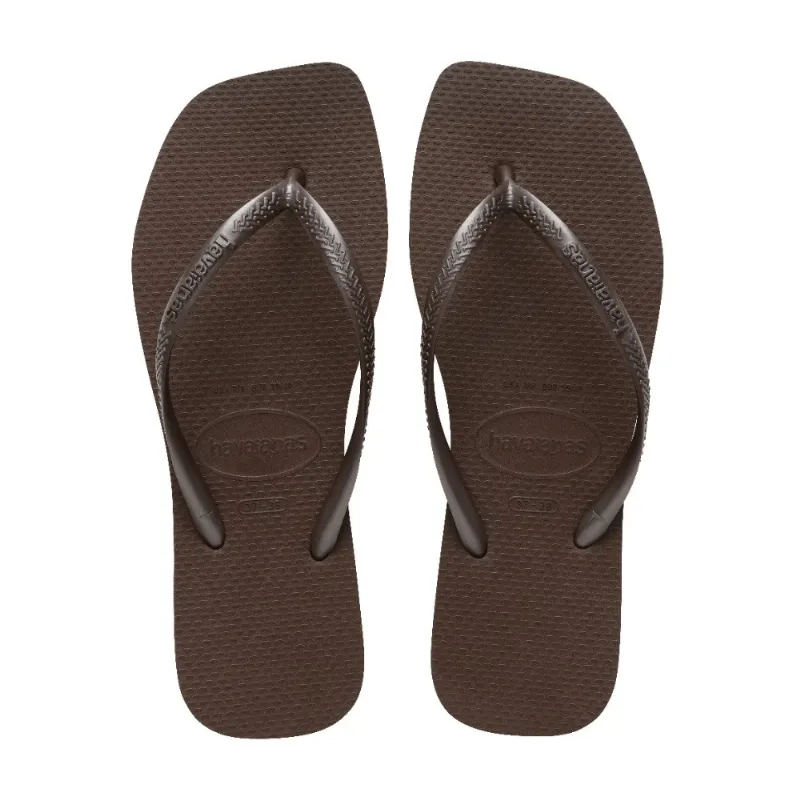 Chinelo Havaianas Slim Square Café 33/34 1 Par