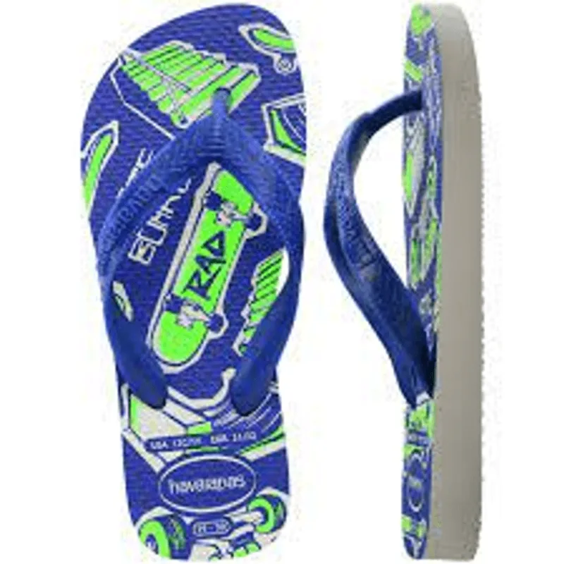 SAND HAVAIANAS KIDS ATHLETIC 1PR - BRANCO/AZUL NAVAL 25/26
