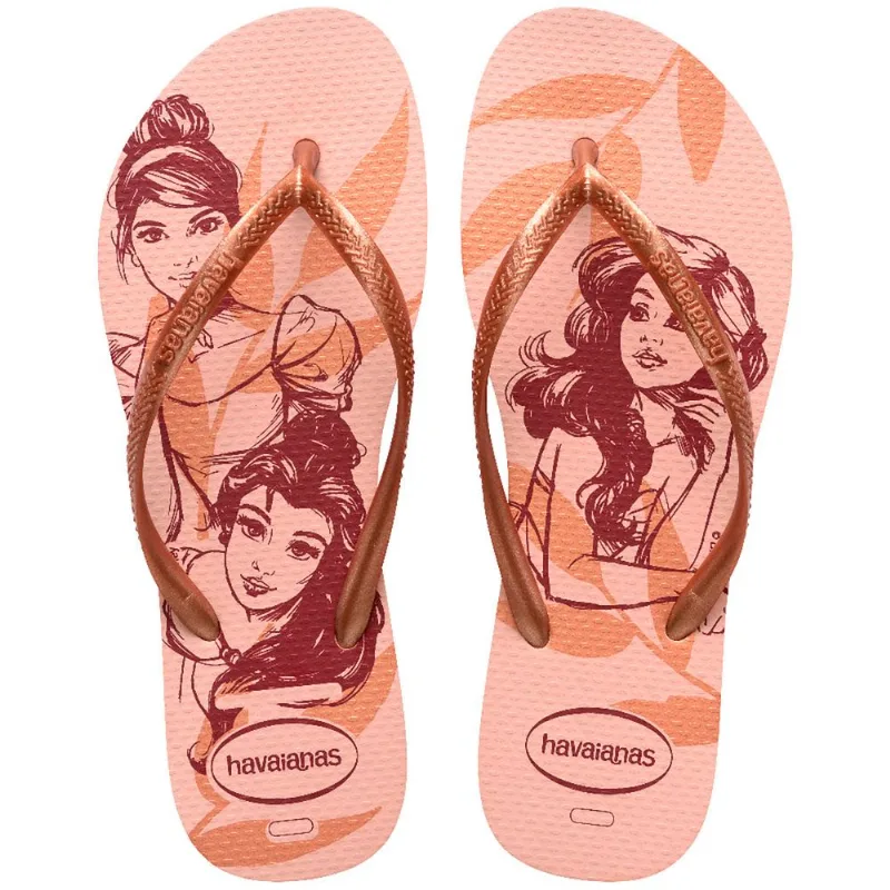 Chinelo Havaianas Slim Disney Rosa Ballet