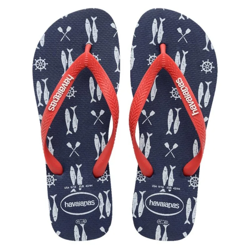 HAVAIANAS TOP NAUTICAL MARINHO/VERMELHO RUBI 43/4 - Havaianas
