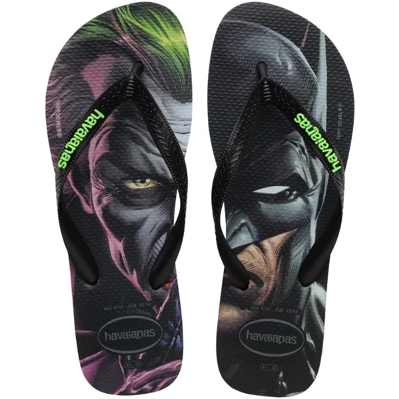 HAVAIANAS TOP.HEROIS PRETO/PRETO/VERDE 37/8